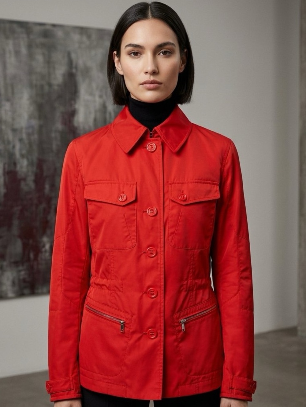 Lauren Ralph Lauren Active Women's Orange Jacket Size Medium